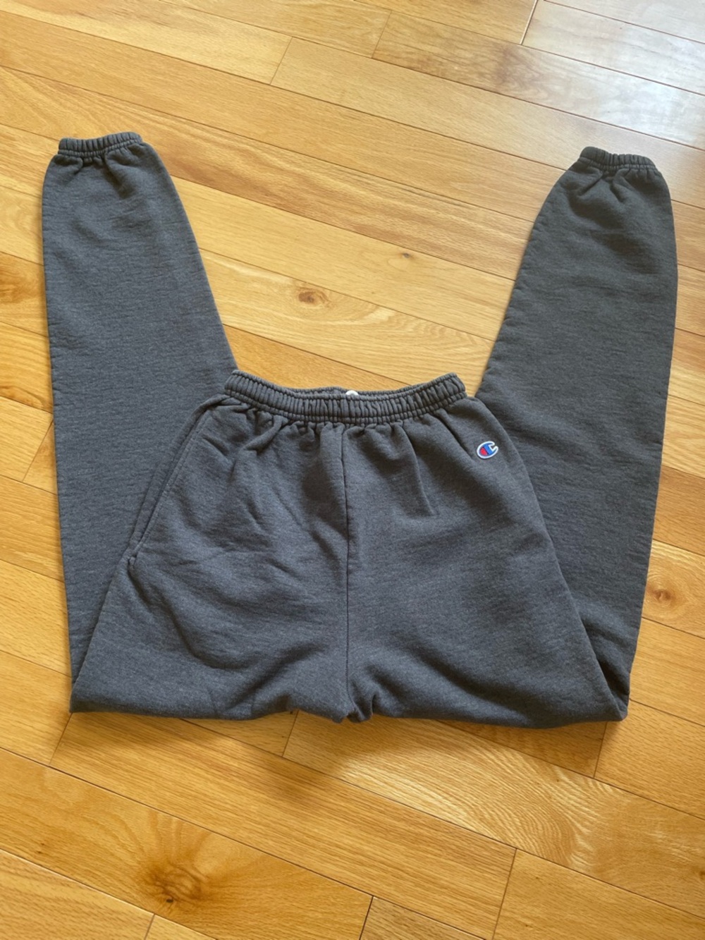 Champion Sweatpants-Small-Gray